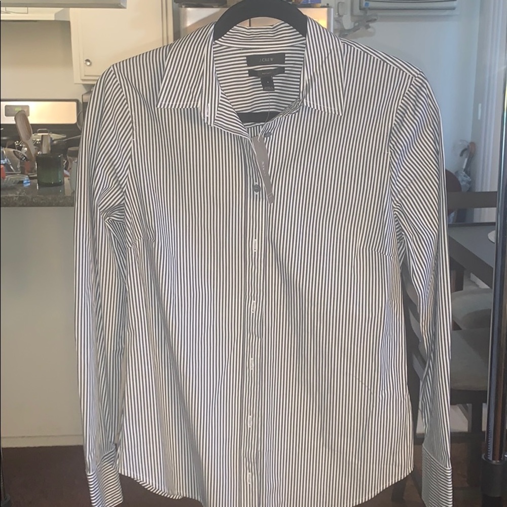 J.Crew slim stretch perfect shirt in stripe